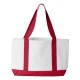 7002 Liberty Bags WHITE/ RED
