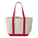 8871 Liberty Bags NATURAL/ RED