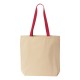 8868 Liberty Bags NATURAL/ RED