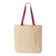 8868 Liberty Bags NATURAL/ RED