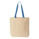 8868 Liberty Bags NATURAL/ ROYAL