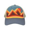 5PTKR LOCALE Mountain Contours Maroon/ Slate