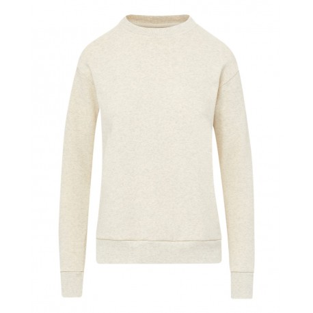 W23140 MV Sport W23140 Women's Raelynn Cloud Fleece Crewneck Sweatshirt OATMEAL