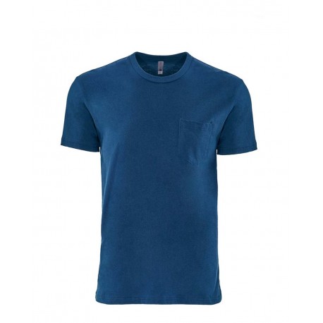 3605 Next Level 3605 Cotton Pocket T-Shirt COOL BLUE