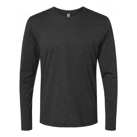 6071 Next Level 6071 Triblend Long Sleeve T-Shirt VINTAGE BLACK