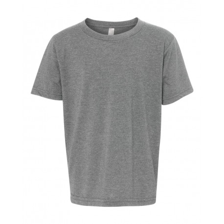 3312 Next Level 3312 Youth CVC T-Shirt Dark Heather Grey