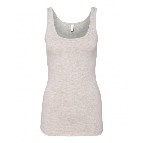 3533 Next Level 3533 Women's Spandex Jersey Tank Light Heather Grey