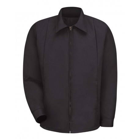 JT50T Red Kap JT50T Perma-Lined Panel Jacket - Tall Sizes BLACK