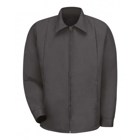 JT50T Red Kap JT50T Perma-Lined Panel Jacket - Tall Sizes CHARCOAL