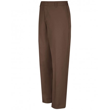 PT60 Red Kap PT60 Elastic Insert Work Pants Brown - 37 Unhemmed