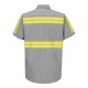 SP24E Red Kap Light Grey/ Yellow Trim