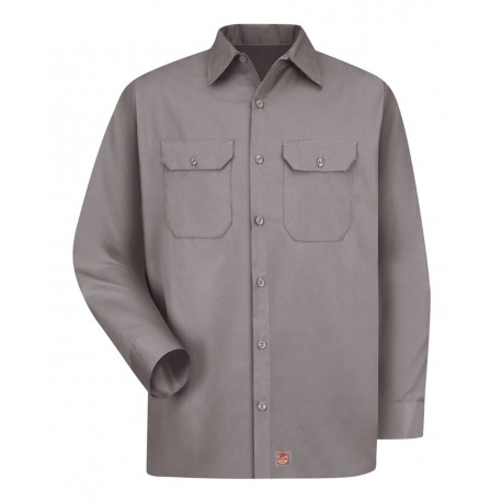 ST52 Red Kap ST52 Utility Long Sleeve Work Shirt SILVER GREY