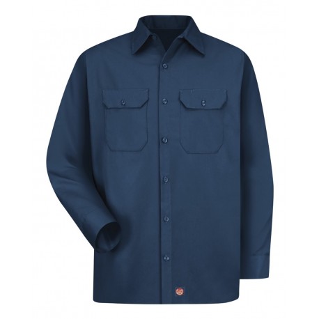 ST52 Red Kap ST52 Utility Long Sleeve Work Shirt NAVY
