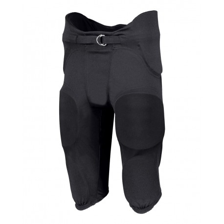F25PFW Russell Athletic F25PFW Youth Integrated 7-Piece Padded Football Pants STEALTH