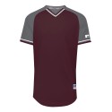 R01X3M Russell Athletic Maroon/ Steel/ White