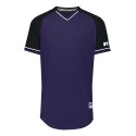 R01X3M Russell Athletic Purple/ Black/ White