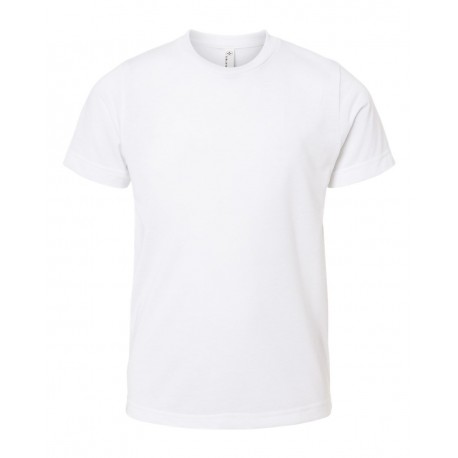 1210 SubliVie 1210 Youth Polyester Sublimation Tee WHITE