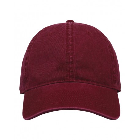 GB465 The Game GB465 Pigment-Dyed Cap Cinnamon Red