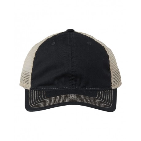 GB880 The Game GB880 Soft Trucker Cap Black/ Khaki