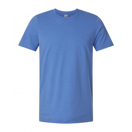 602CVC Tultex 602CVC Combed CVC T-Shirt Heather Columbia Blue