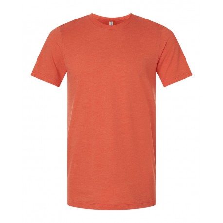 602CVC Tultex 602CVC Combed CVC T-Shirt HEATHER ORANGE