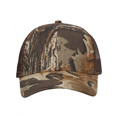 VC150M Valucap VC150M Licensed Camo Mesh Cap Advantage Classic/ Brown Mesh