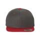 6089M YP Classics Dark Heather/ Red