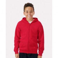 Gildan 18600B Heavy Blend Youth Full-Zip Hooded Sweatshirt