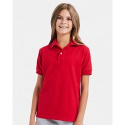 Hanes 054Y Youth Ecosmart Jersey Polo