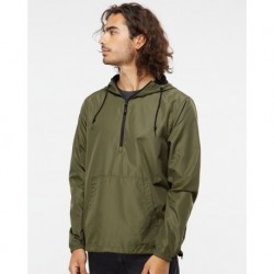 Independent Trading Co. EXP54LWP Lightweight Quarter-Zip Windbreaker Pullover Jacket