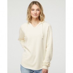 Independent Trading Co. PRM2500 Women's Lightweight California Wave Wash Hooded Sweatshirt
