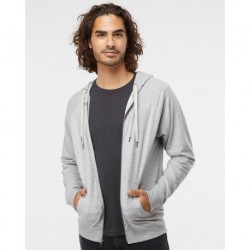Independent Trading Co. SS1000Z Icon Lightweight Loopback Terry Full-Zip Hooded Sweatshirt