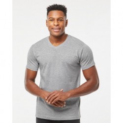 Tultex 207 Poly-Rich V-Neck T-Shirt
