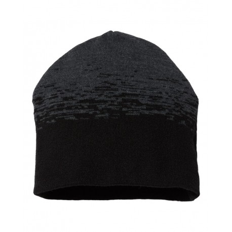 RKS9 CAP AMERICA RKS9 USA-Made Static Beanie Black/ Dark Heather Grey