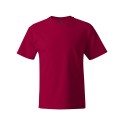 518T Hanes DEEP RED