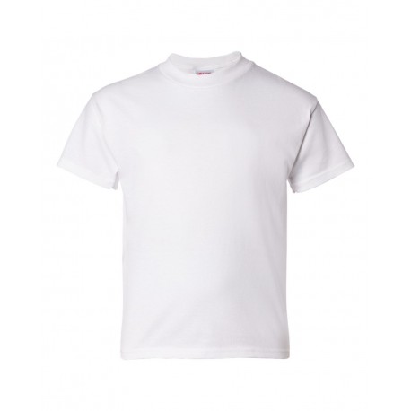 5480 Hanes 5480 Essential-T Youth T-Shirt WHITE