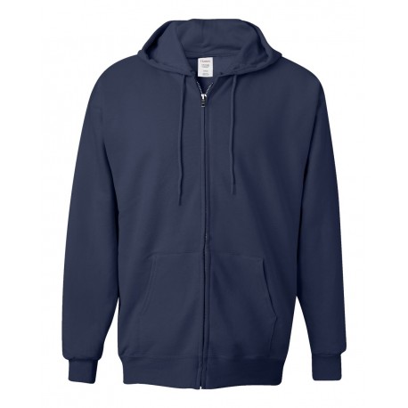 F280 Hanes F280 Ultimate Cotton Full-Zip Hooded Sweatshirt NAVY