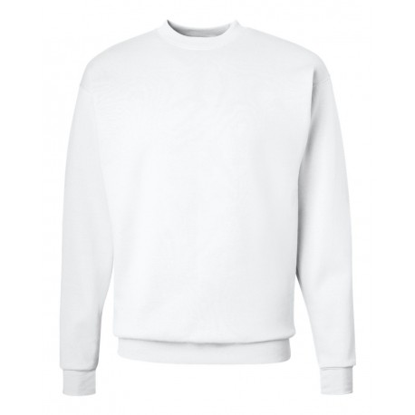 P160 Hanes P160 Ecosmart Crewneck Sweatshirt WHITE