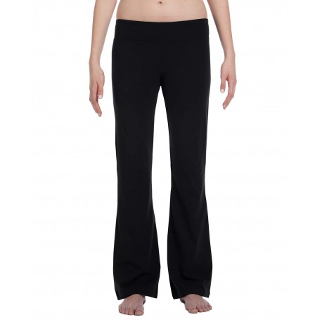 810 Bella + Canvas 810 Ladies' Cotton/Spandex Fitness Pant BLACK
