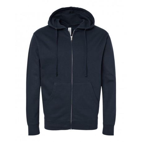 SS4500Z Independent Trading Co. SS4500Z Midweight Full-Zip Hooded Sweatshirt NAVY