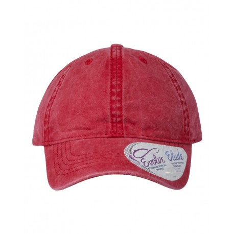 CASSIE Infinity Her CASSIE Women's Pigment-Dyed with Fashion Undervisor Cap Red/ Leopard