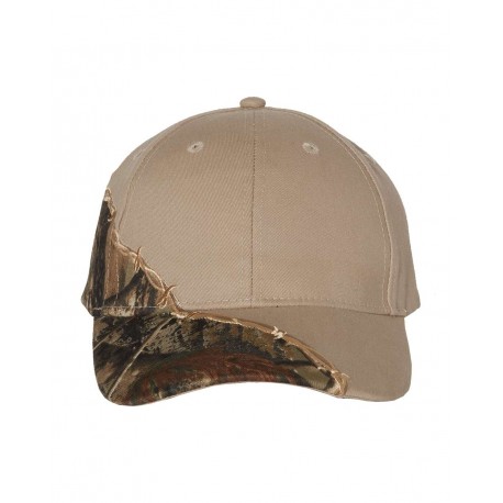 LC4BW Kati LC4BW Licensed Camo with Barbed Wire Embroidery Cap AP/ Tan