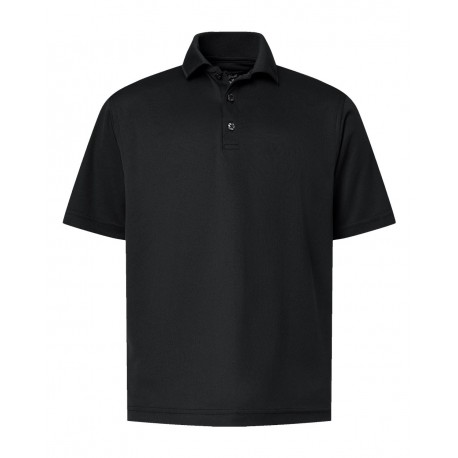 108Y Paragon 108Y Youth Saratoga Performance Mini Mesh Polo BLACK