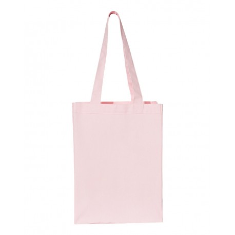Q1000 Q-Tees Q1000 12L Gussetted Shopping Bag LIGHT PINK