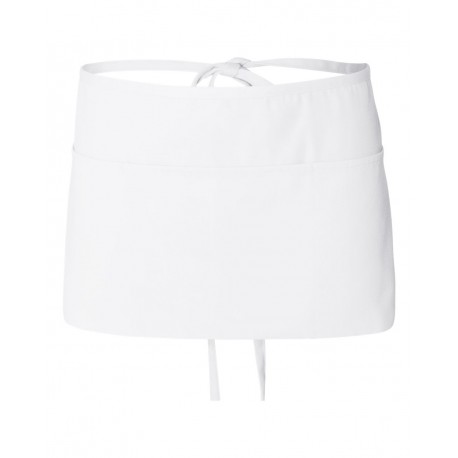 Q2115 Q-Tees Q2115 Waist Apron with Pockets WHITE
