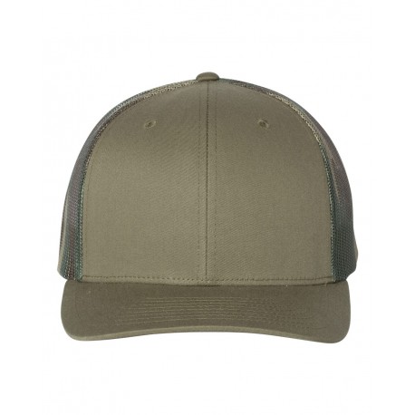 112PM Richardson 112PM Printed Mesh Trucker Cap Loden/ Green Camo