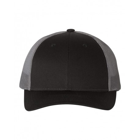 115 Richardson 115 Low Pro Trucker Cap BLACK/ CHARCOAL