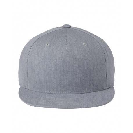 255 Richardson 255 Pinch Front Structured Snapback Trucker Cap HEATHER GREY