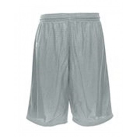 659AFB Russell Athletic 659AFB Youth Tricot Mesh Shorts Gridiron Silver