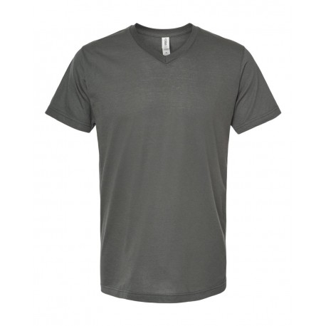 207 Tultex 207 Poly-Rich V-Neck T-Shirt CHARCOAL